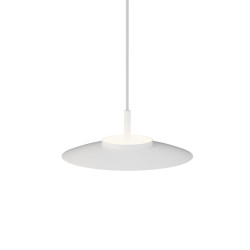 Lámpara de techo VALENTINA.Metal plano S blanco y módulo blanco.LED18W