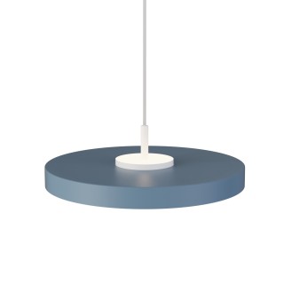 Lámpara de techo VALENTINA.Metal acabado azul y módulo blanco.LED 18 W