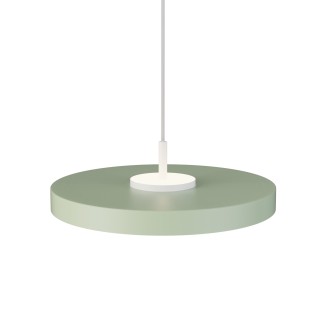 Lámpara de techo VALENTINA.Metal acabado verde y módulo blanco.LED 18W