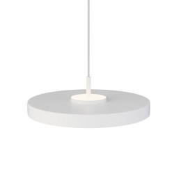 Lámpara de techo VALENTINA.Metal acabado blanco y módulo blanco.LED18W