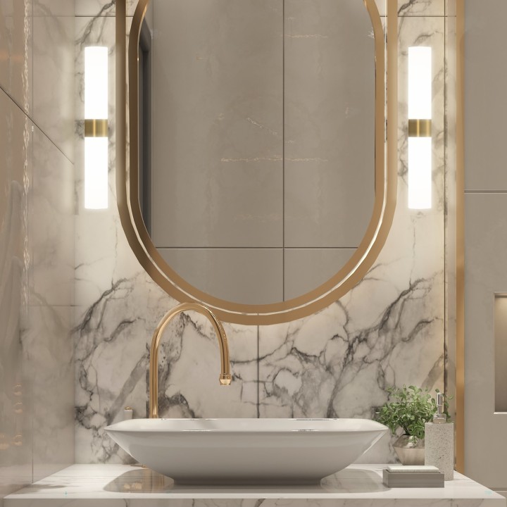 Aplique EGEO. Metal latón saVITAdo. LED 6W | Sulion