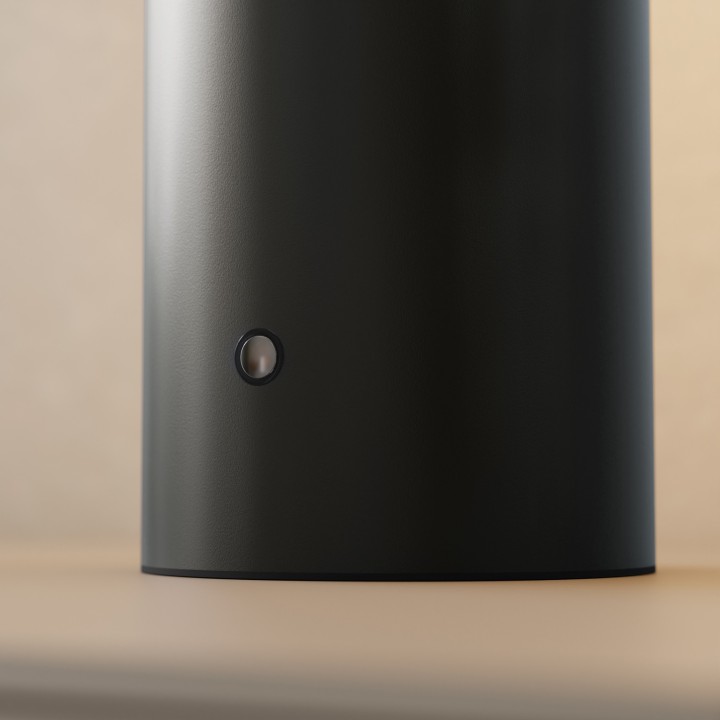 Sobremesa portátil MIMO LED 2W color negro con IP44 | Sulion