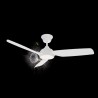 Ventilador de techocon luz DANA blanco IP66 - Sulion