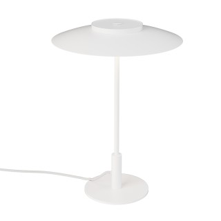 Sobremesa VALENTINA. Metal blanco y tulipa acabado blanco. LED 9W. CCT