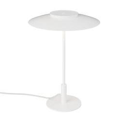 Sobremesa VALENTINA. Metal blanco y tulipa acabado blanco. LED 9W. CCT