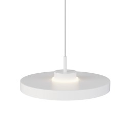 Lámpara de techo CARMEN. Metal acabado blanco y módulo blanco. LED 9W