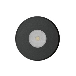 Empotrable suelo COBSOIL LED 1,5W negro 2700K y ángulo 25° | Sulion
