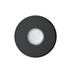 Empotrable suelo COBSOIL LED 1,5W negro 2700K y ángulo Opal | Sulion