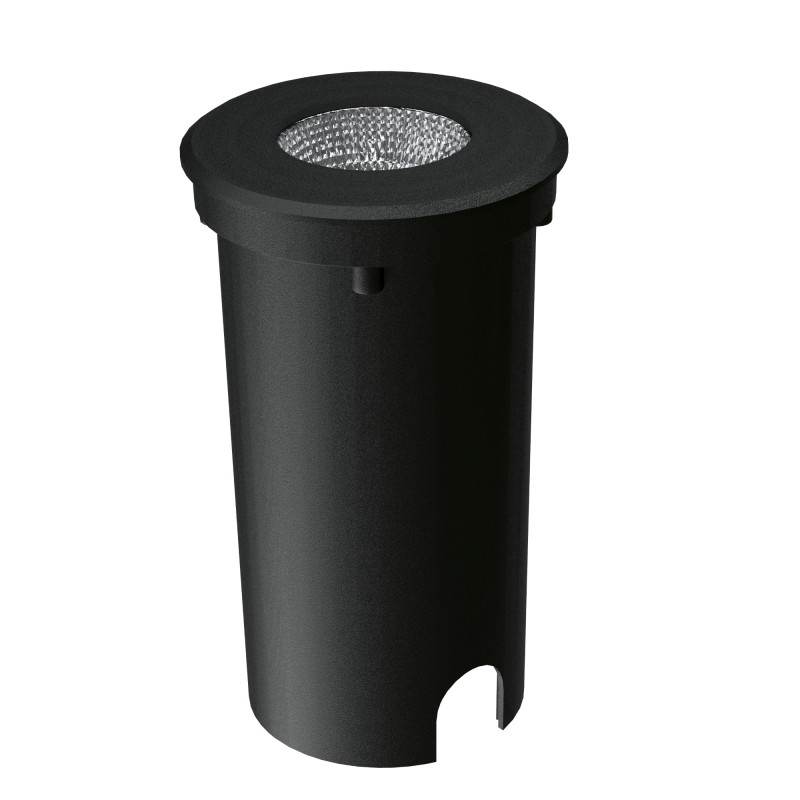 Empotrable suelo COBSOIL LED 7W negro 3000K y ángulo 15° | Sulion