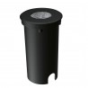 Empotrable suelo COBSOIL LED 7W negro 4000K y ángulo 15° | Sulion
