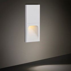 Bañador rectangular LINDENFIX blanco mate LED 3,5W | Sulion