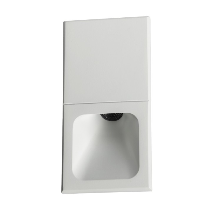 Bañador rectangular LINDENFIX blanco mate LED 3,5W | Sulion