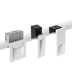 Bañador rectangular LINDENFIX blanco mate LED 3,5W | Sulion