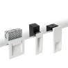 Bañador rectangular LINDENFIX blanco mate LED 3,5W | Sulion