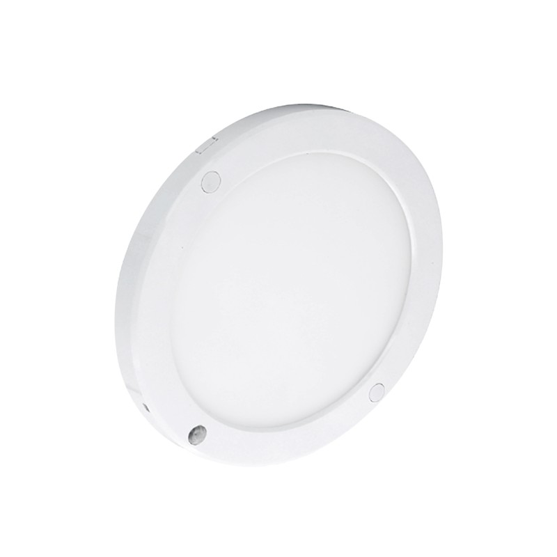Plafón CIFO LED 20W redondo con sensor PIR en blanco mate | Sulion