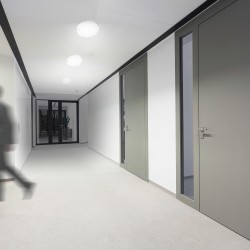 Plafón CIFO LED 20W redondo con sensor PIR en blanco mate | Sulion