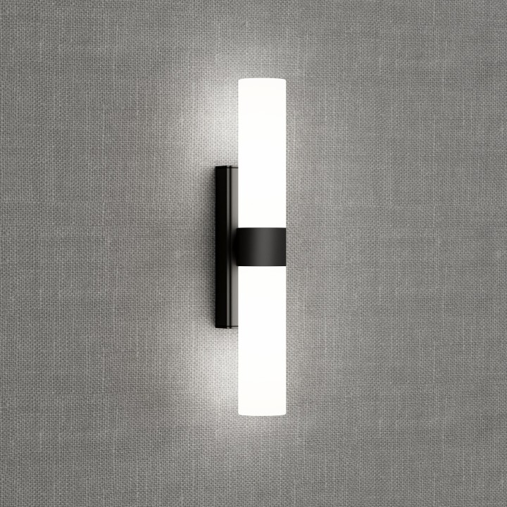 Aplique EGEO. Metal negro arenado. LED 6W | Sulion