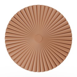 Aplique ELENA. Yeso de color arcilla. LED 9W 3000k. Ø 30cm|Sulion