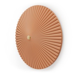 Aplique ELENA.Yeso de color arcilla. LED 12W 3000k. Ø 50cm|Sulion