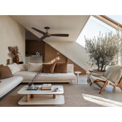 Ventilador de techo sin luz LIA marrón - Sulion