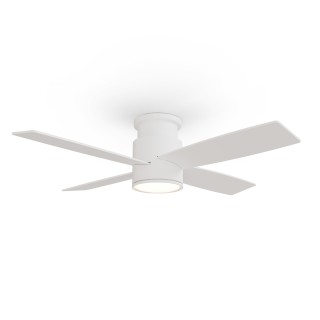 Ventilador de techo con luz TARO con palas reversibles blanco - Sulion