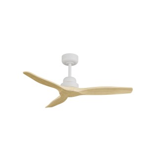 Ventilador de techo exterior BALCONY en blanco y madera - Sulion