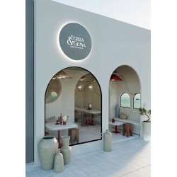 Ventilador de techo con luz decorativo TERRA marrón - Sulion