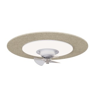 Ventilador de techo foNOabsorbente FONO con luz beige  - Sulion