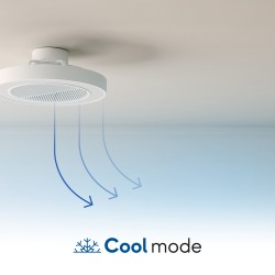 Ventilador de techo foNOabsorbente FONO con luz beige  - Sulion