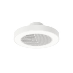 Ventilador de de techo plafón SEED blanco con luz - Sulion