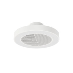 Ventilador de de techo plafón SEED blanco con luz - Sulion