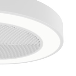 Ventilador de de techo plafón SEED blanco con luz - Sulion