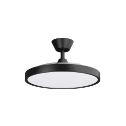 Ventilador de techo negro de palas retráctiles BOMBAY ESTILO M Sulion