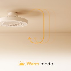 Ventilador de techo foNOabsorbente FONO SH gris con luz - Sulion