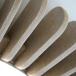 Ventilador de techo foNOabsorbente FONO SH beige con luz - Sulion