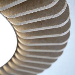 Ventilador de techo foNOabsorbente FONO SH beige con luz - Sulion