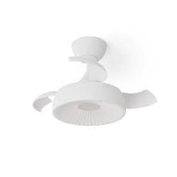 Ventilador de techo con luz BOMBAY VICTORIA XS blanco - Sulion