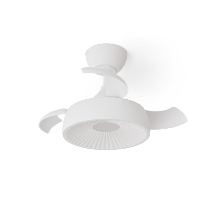 Ventilador de techo con luz BOMBAY VICTORIA XS blanco - Sulion
