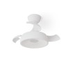 Ventilador de techo con luz BOMBAY VICTORIA XS blanco - Sulion