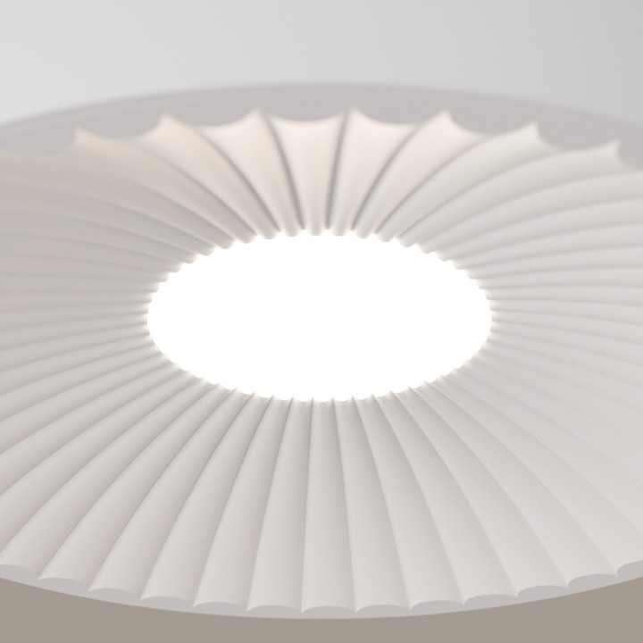 Ventilador de techo con luz BOMBAY VICTORIA XS blanco - Sulion