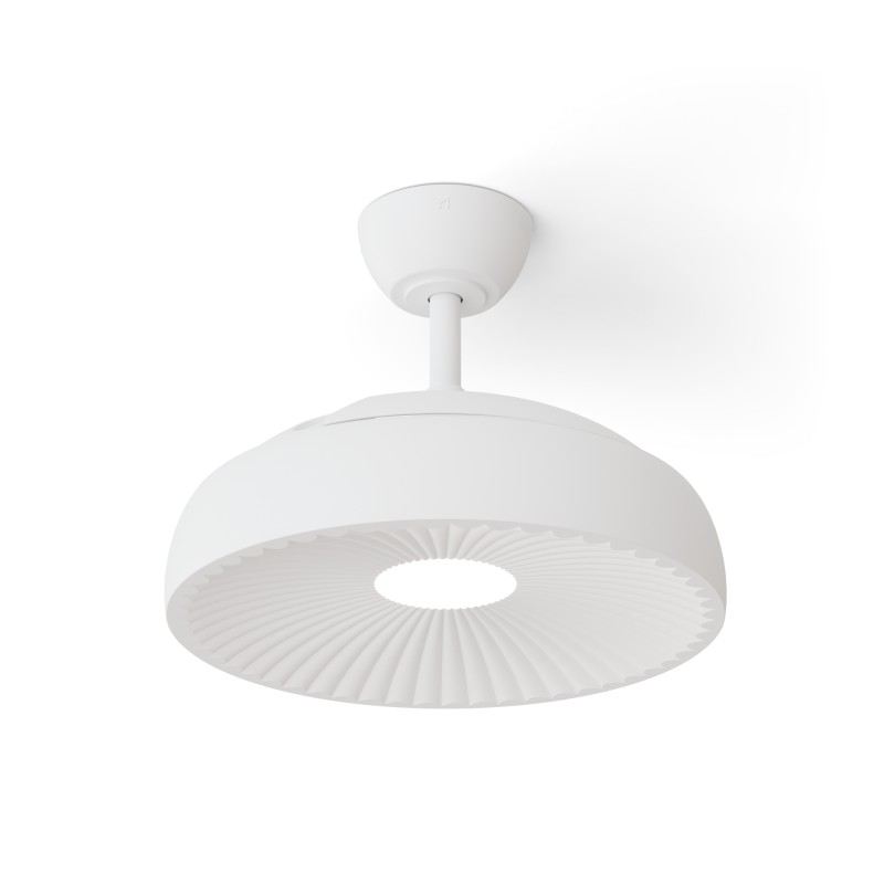 Ventilador de techo con luz BOMBAY VICTORIA S blanco - Sulion