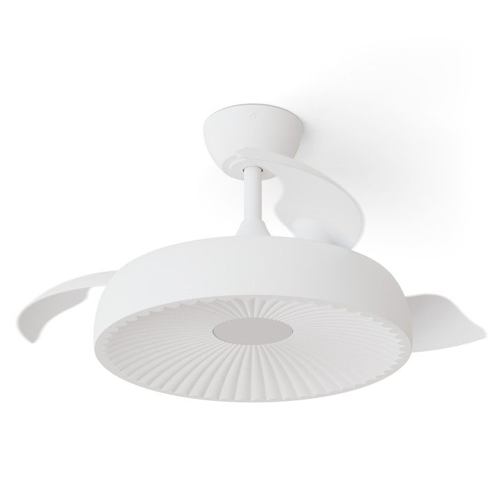 Ventilador de techo con luz BOMBAY VICTORIA S blanco - Sulion