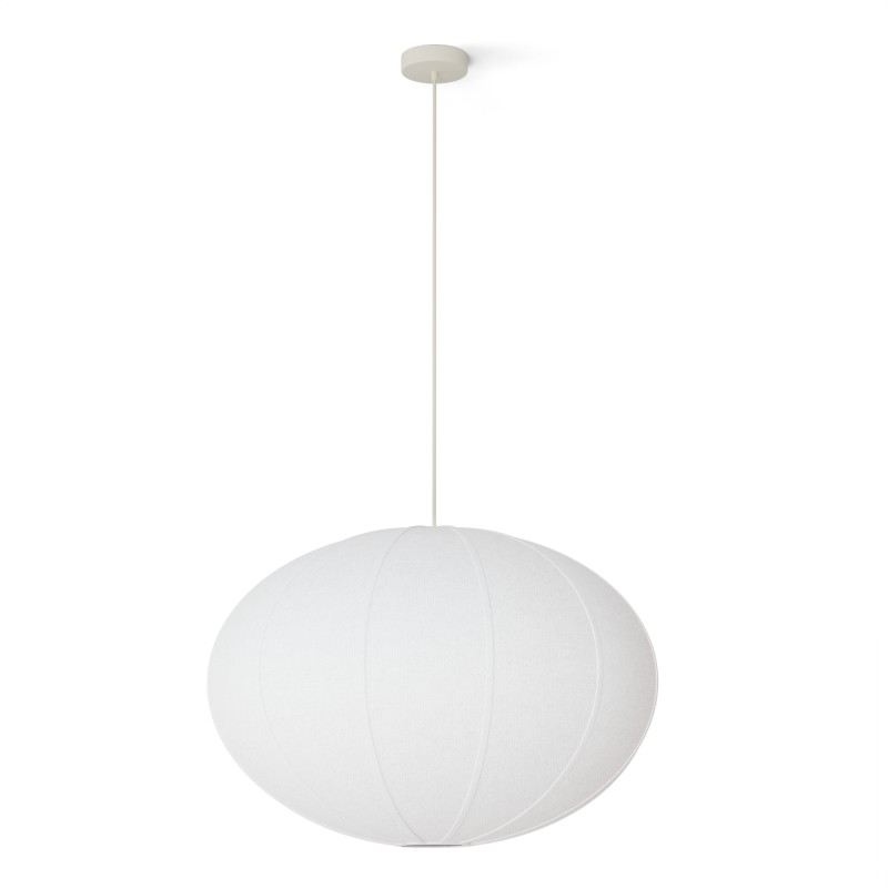 Lámpara de techo EMMA con pantalla textil. 65x65x45cm.1xE27 |Sulion