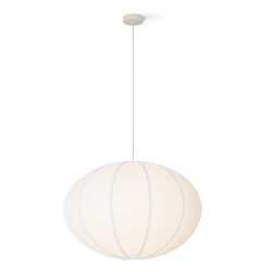 Lámpara de techo EMMA con pantalla textil. 65x65x45cm.1xE27 |Sulion