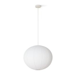 Lámpara de techo EMMA con pantalla textil natural Ø 50cm.1xE27 |Sulion