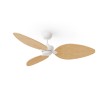 Ventilador de techo ALMA L 3 palas blanco y madera clara