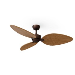 Ventilador de techo ALMA L 3 palas marrón y madera media