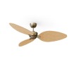 Ventilador de techo ALMA L 3 palas latón y madera clara