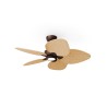 Ventilador de techo ALMA S 5 palas luz marrón y madera clara Sulion