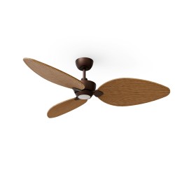 Ventilador de techo ALMA L 3 palas luz marrón y madera media